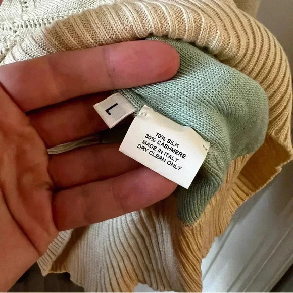 Cream Button-Up Women's Sweater - Picture 3 of 4